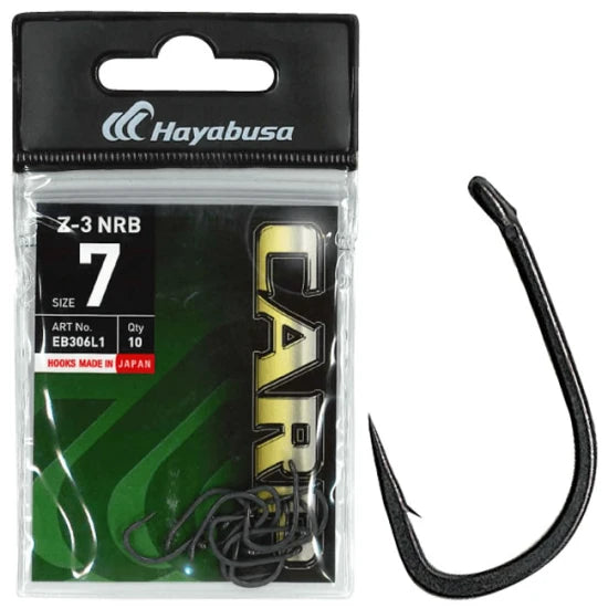 Carlige Hayabusa Z-3 Nonreflective Black, Nr.2, 10buc/pac