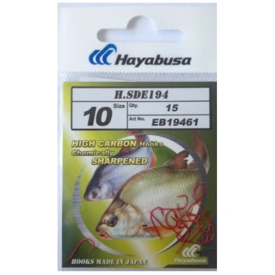 Carlige Hayabusa Sde 194r Red, Nr.9, 15buc/pac