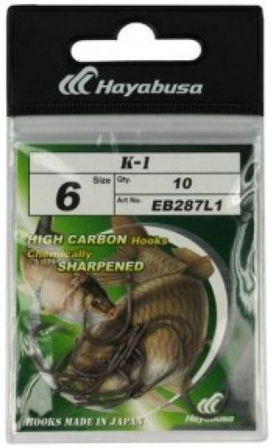Carlige Hayabusa Teflonate NRB K-1, Nr.6, 10buc/plic