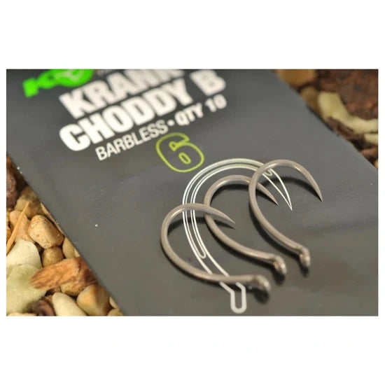 Carlige Korda Krank Choddy Barbless, Nr.6, 10buc/pac