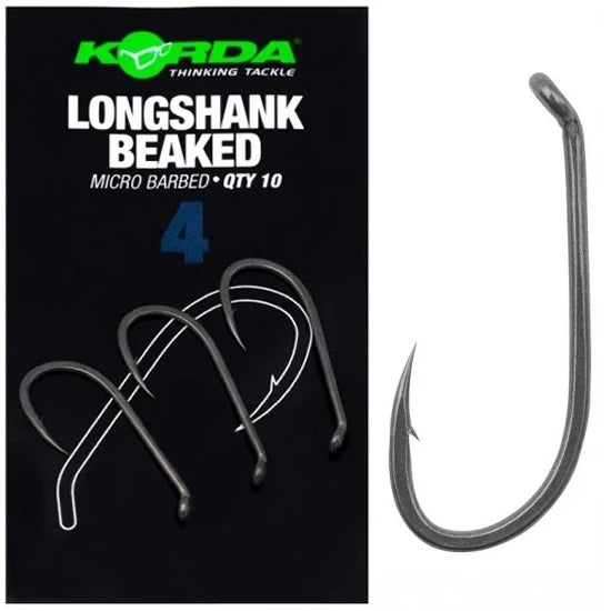 Carlige Korda Long Shank Beaked, Micro Barbed, Nr.8, 10buc/pac