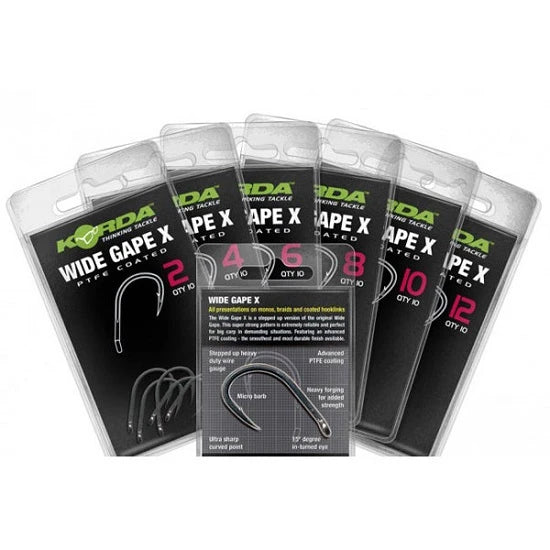 Carlige Korda Wide Gape X Nr.2 10buc/plic