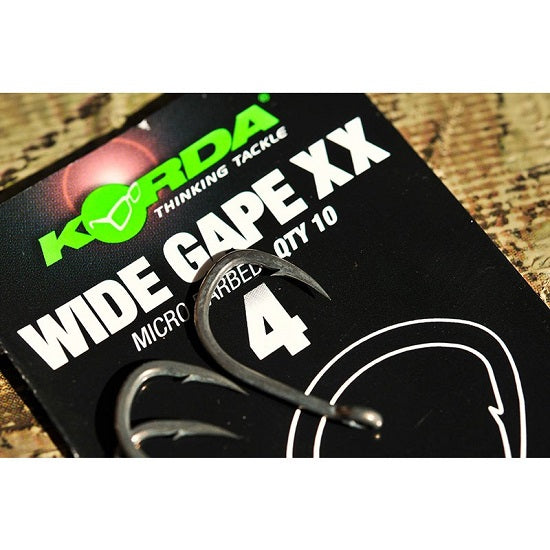 Carlige KORDA WIDE GAPE XX NR.2 10BUC/PLIC