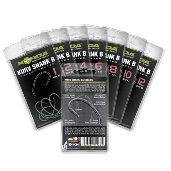 Carlige Korda Kurv Shank Barbless Nr6 10buc/plic