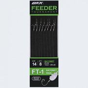 Carlige Legate Bkk Ft-1 Method Bayonet Feeder Rig 10cm, Nr.12, 0.23mm, 8buc/pac