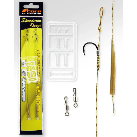 Carlige Legate Carp Academy Basic Special Teflon, Nr.8, 25lb, 2buc/pac