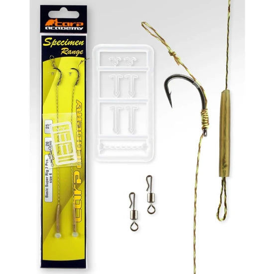 Carlige Legate Carp Academy Basic, Nr.8, 25lb, 2buc/pac