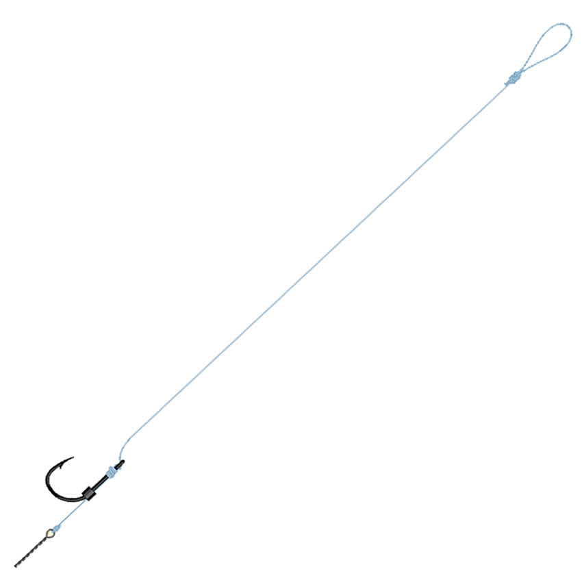Carlige Legate DAM Detek Method Spike Rig Nr.8, 0.28mm, 5kg, 10cm, 8buc/plic