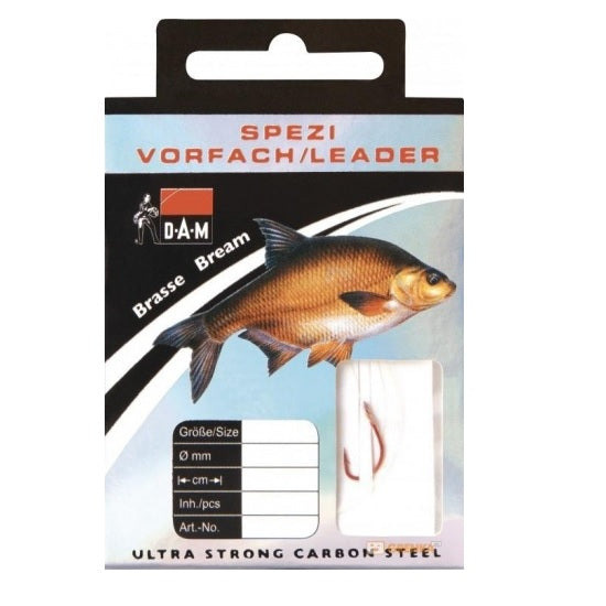 Carlige Legate DAM Nr.12 0,16mm Spezi Bream Rosu
