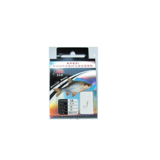Carlige Legate DAM Nr.14 0,14mm Spezi Roach Argintiu
