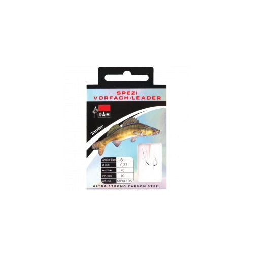 Carlige Legate DAM Nr.4 0,22mm Spezi Zander Argintiu