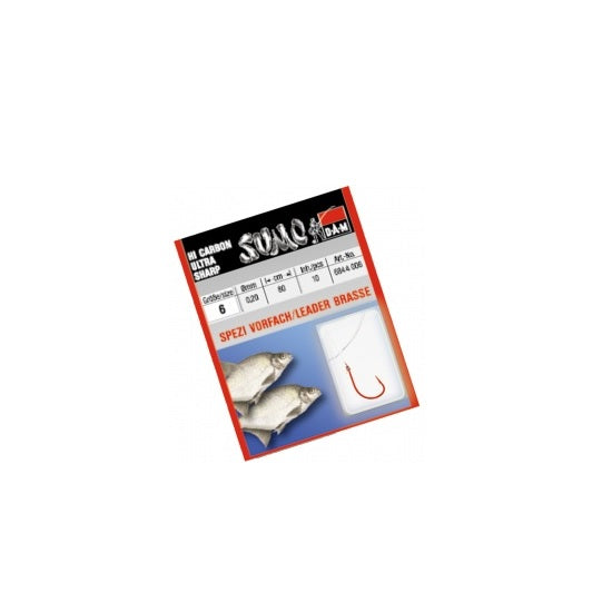 Carlige Legate DAM Sumo Spezi Bream Rosu Nr.16 0.12mm