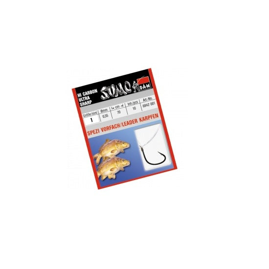 Carlige Legate DAM Sumo Spezi Carp Black Nr.8 Fir 0.20mm