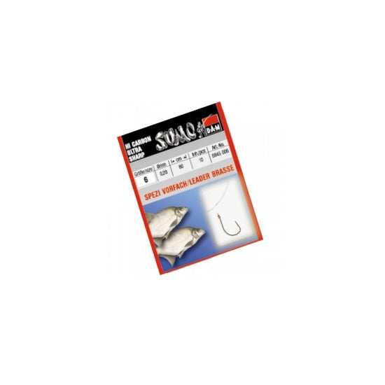Carlige Legate DAM Sumo Spezi Roach Argintiu Nr.16 0.10mm