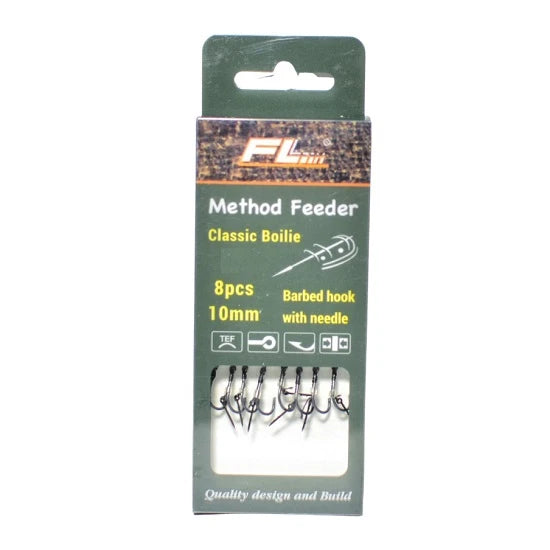 Carlige Legate Fl Method Feeder Cu Spin 7mm Carlig Classic Boilie Nr 10 8buc/set