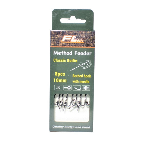 Carlige Legate FL Method Feeder Cu Spin 7mm Carlig Classic Boilie Nr 8 8Buc/Set
