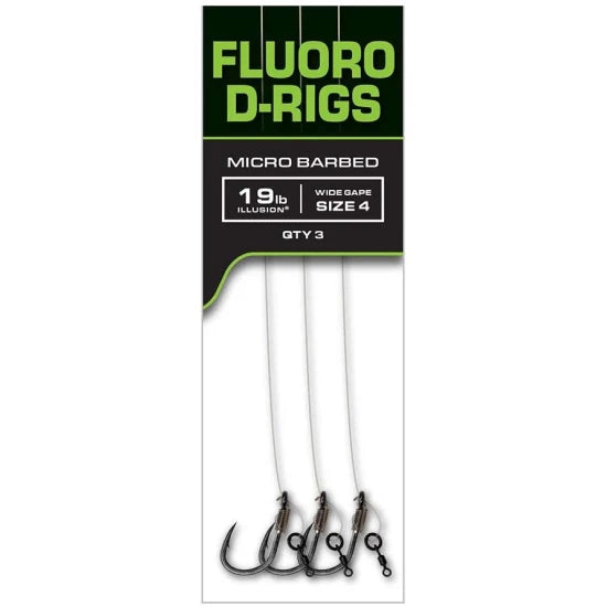 Carlige Legate Fox Carp Ready Rigs Fluoro D-rig, Nr.6, 3buc/pac
