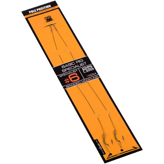 Carlige Legate Gamakatsu Pole Position Basic Rig Specialist Nr.4, 18cm/25lbs, 2buc/pac
