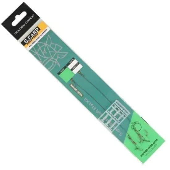 Carlige Legate Golden Catch G.carp Method Wide Gape, Nr. 6, 2buc/pac