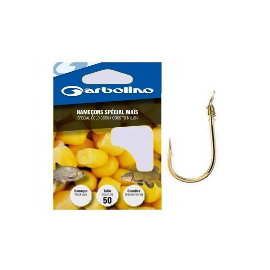 Carlige Legate Garbolino Nr.12 50cm Fir 0.16mm Special Mais