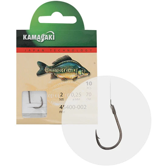 Carlige Legate Kamasaki K807bn, Nickel, Nr.2, 10buc/pac