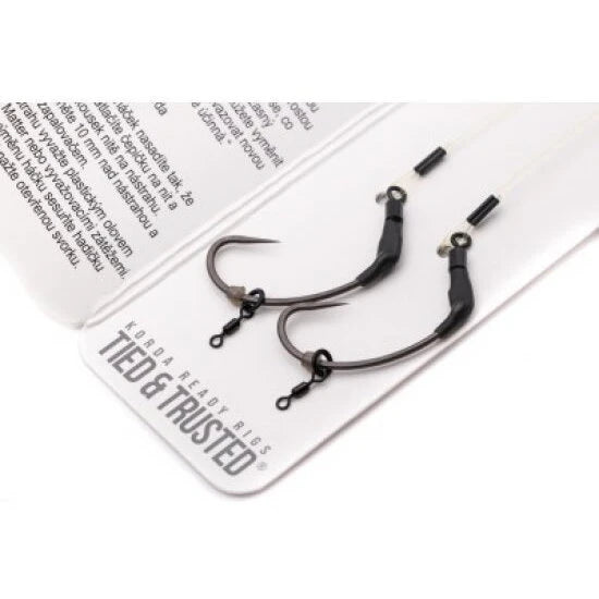 Carlige Legate Korda Boom Spinner Hook, Barbless, Nr.4, 25lb, 2buc/pac