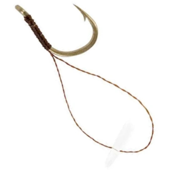Carlige Legate Korum Barbed Hook Hairs With Quickstops, Nr.10, 5buc/pac