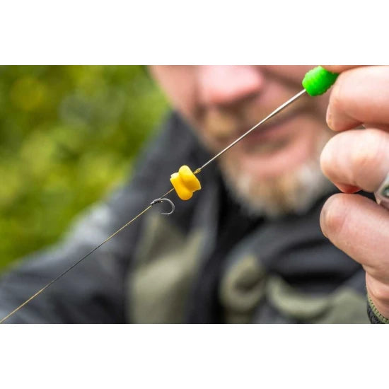 Carlige Legate Korum Big Fish Braided Hair Rigs Barbed, 15cm, Nr.12, 8buc/pac