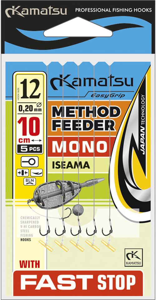 Carlige Legate Kamatsu Fast Stop Iseama, 10cm, Nr.8, 0.25mm, 5buc/pac