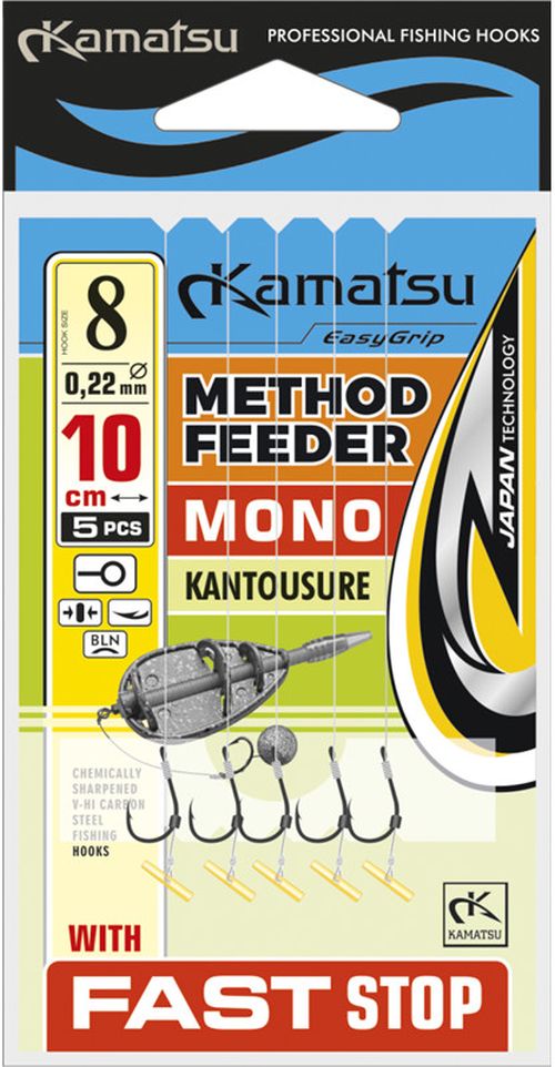 Carlige Legate Kamatsu Fast Stop Kantousure, 10cm, Nr.12, 0.18mm, 5buc/pac