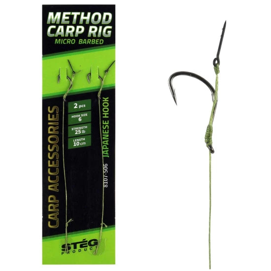 Carlige Legate Method Steg Cu Spin 10cm, Nr.10, 2buc/pac
