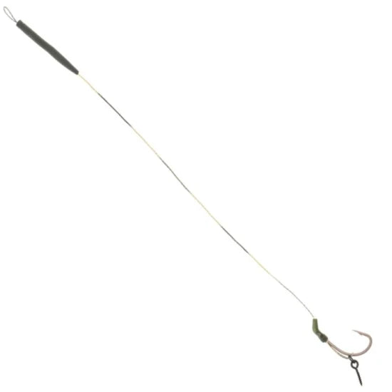 Carlige Legate Mikado Carp Rig Slip D-rig, 23cm, 25lbs, Nr. 6, 2buc/plic