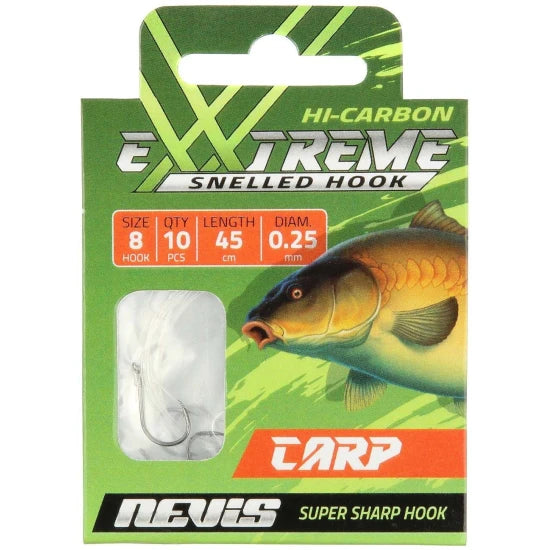 Carlige Legate Nevis, 45cm, 0.25mm, Nr.6, 10buc/pac