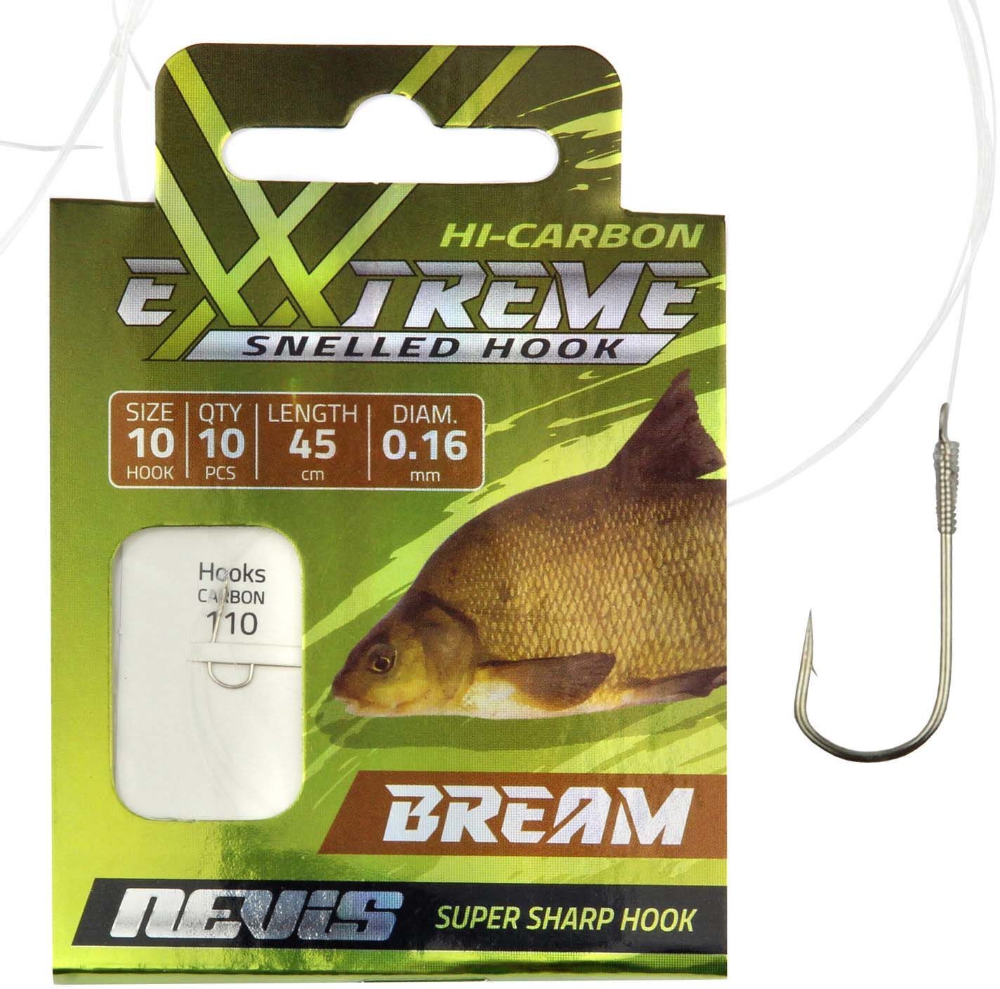 Carlige Legate Nevis Platica, Nr.10, 0.16mm, 45cm, 10buc/pac