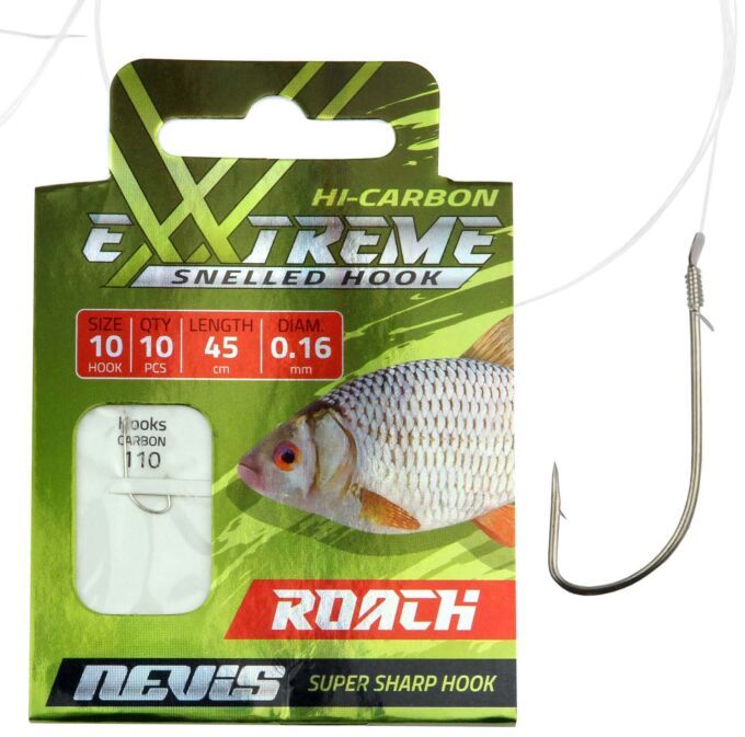 Carlige Legate Nevis Rosioara, Nr.14, 0.16mm, 45cm, 10buc/pac