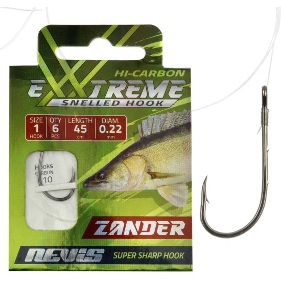 Carlige Legate Nevis Salau, Nr.2/0, 0.22mm, 45cm, 6buc/pac