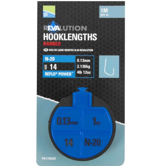 Carlige Legate Preston Revalution Hooklengths N-20 Nr.16