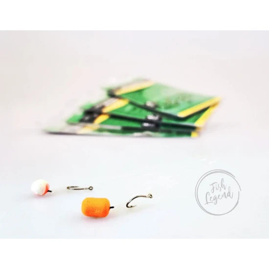 Carlige Legate Zfish Method Feeder Rig Spike, Carlig Nr.8, Spin 6mm, Fir  Fluorocarbon 0.22mm, 5buc/pac