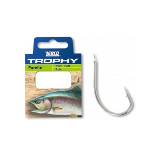 Carlige Legate Zebco No.14 70 cm 0.15 mm Trophy Trout