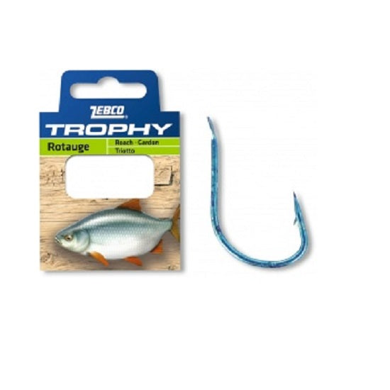 Carlige Legate Zebco No.16 70 cm 0.10 mm Trophy Roach