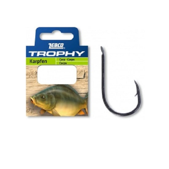 Carlige Legate Zebco No.2 70 cm 0.35 mm Trophy Carp