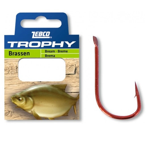 Carlige Legate Zebco No.8 70 cm 0.15 mm Trophy Bream
