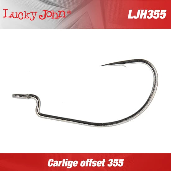 Carlige Lucky John Offset 355 Nr.1/0 8buc/plic