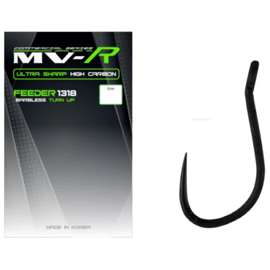 Carlige Maver Mv-r 1318 Feeder Eyed Barbless, Nr.18, 20buc/pac