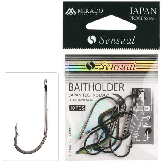 Carlige Mikado Sensual Baitholder,  Nr.4/0, 10buc/pac