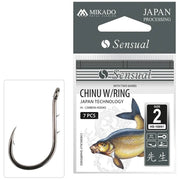 Carlige Mikado Sensual Chinu Ring With Barbs Bn, Nr.6, 10buc/pac