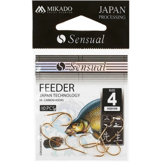 Carlige Mikado Sensual Feeder 9109 Bn, Nr.14, 10buc/pac