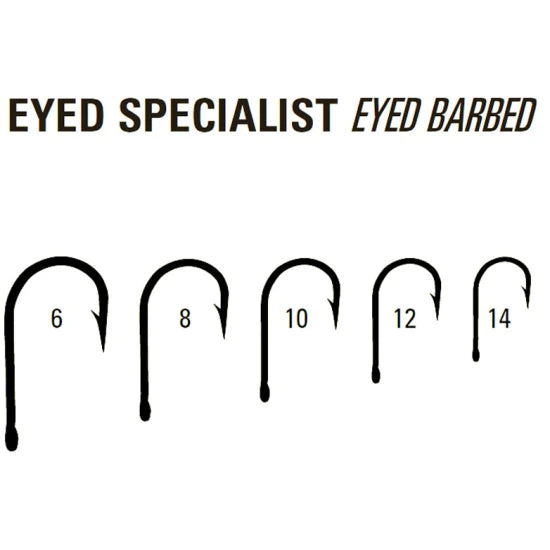 Carlige Mustad Eyed Specialist Bn Nr.8, 10buc/pac
