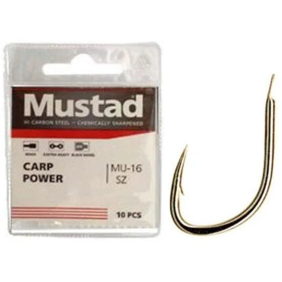Carlige Mustad Power Carp Mu16, Nr.10, 10buc/pac