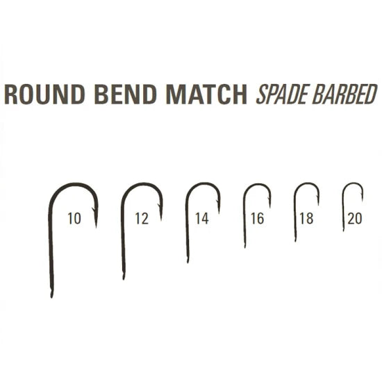 Carlige Mustad Round Bend Match Mu09, Black Nickel, Nr.16, 10buc/pac